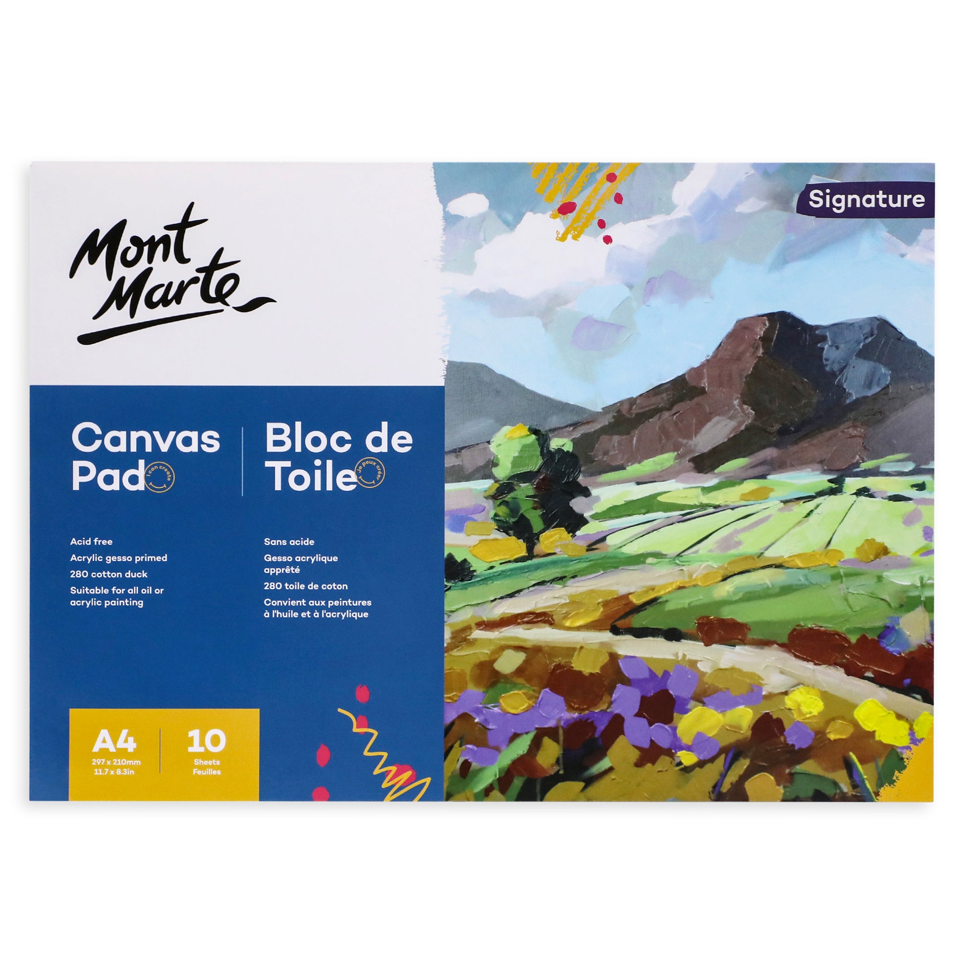 Canvas Pad A4 10 Sheets image 0