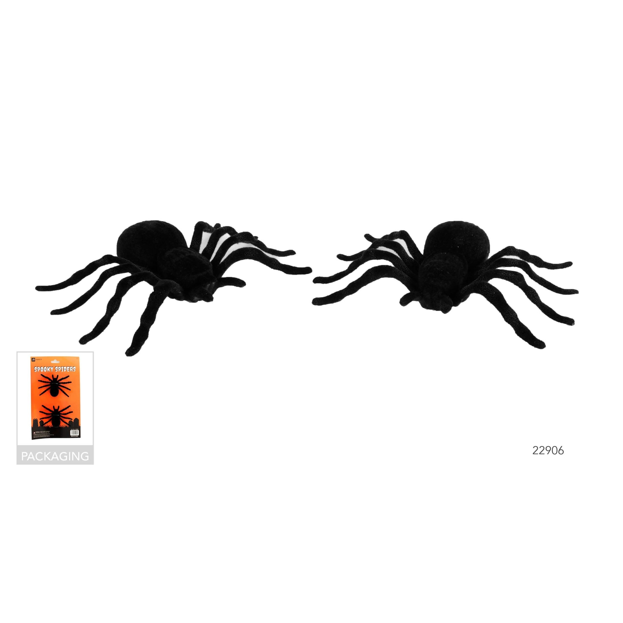 2Pces Spider (Black ) image 0