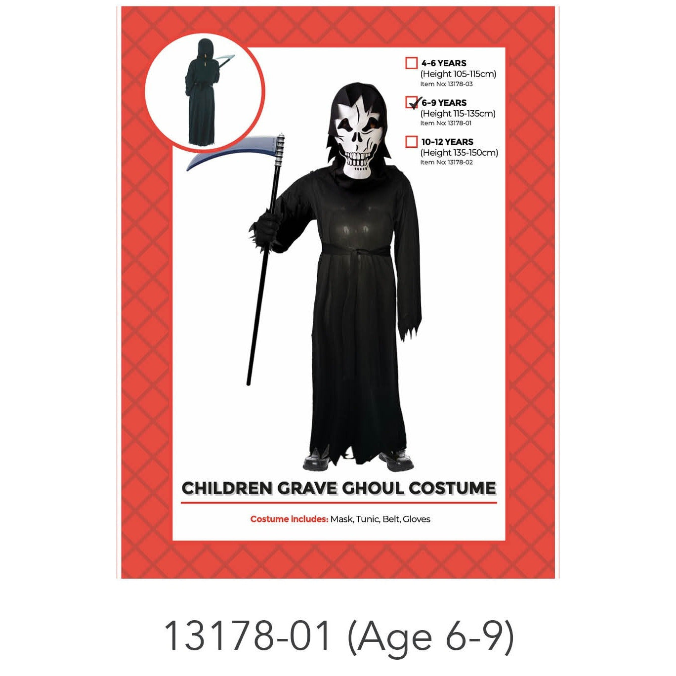Children Grave Ghoul Costume (6-9 years) image 0