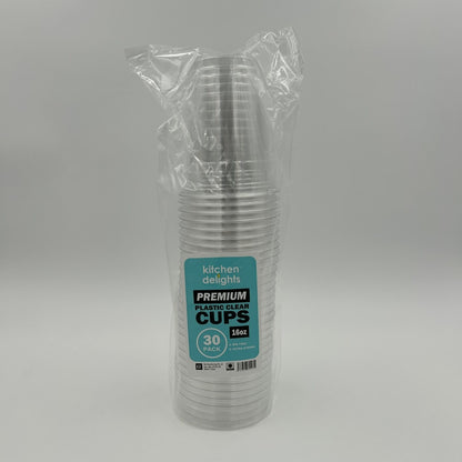 Clear Plastic 16oz cup 30pk image 0