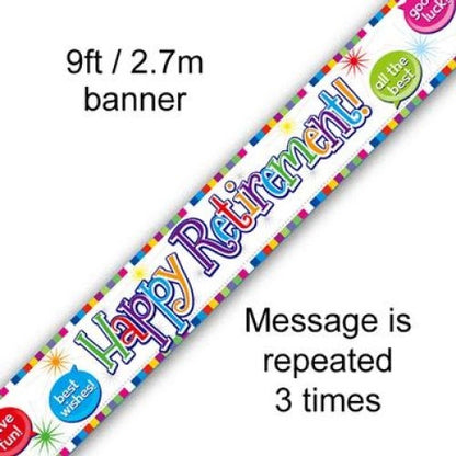 BANNER 2.7M HAPPY RETIREMENT image 0