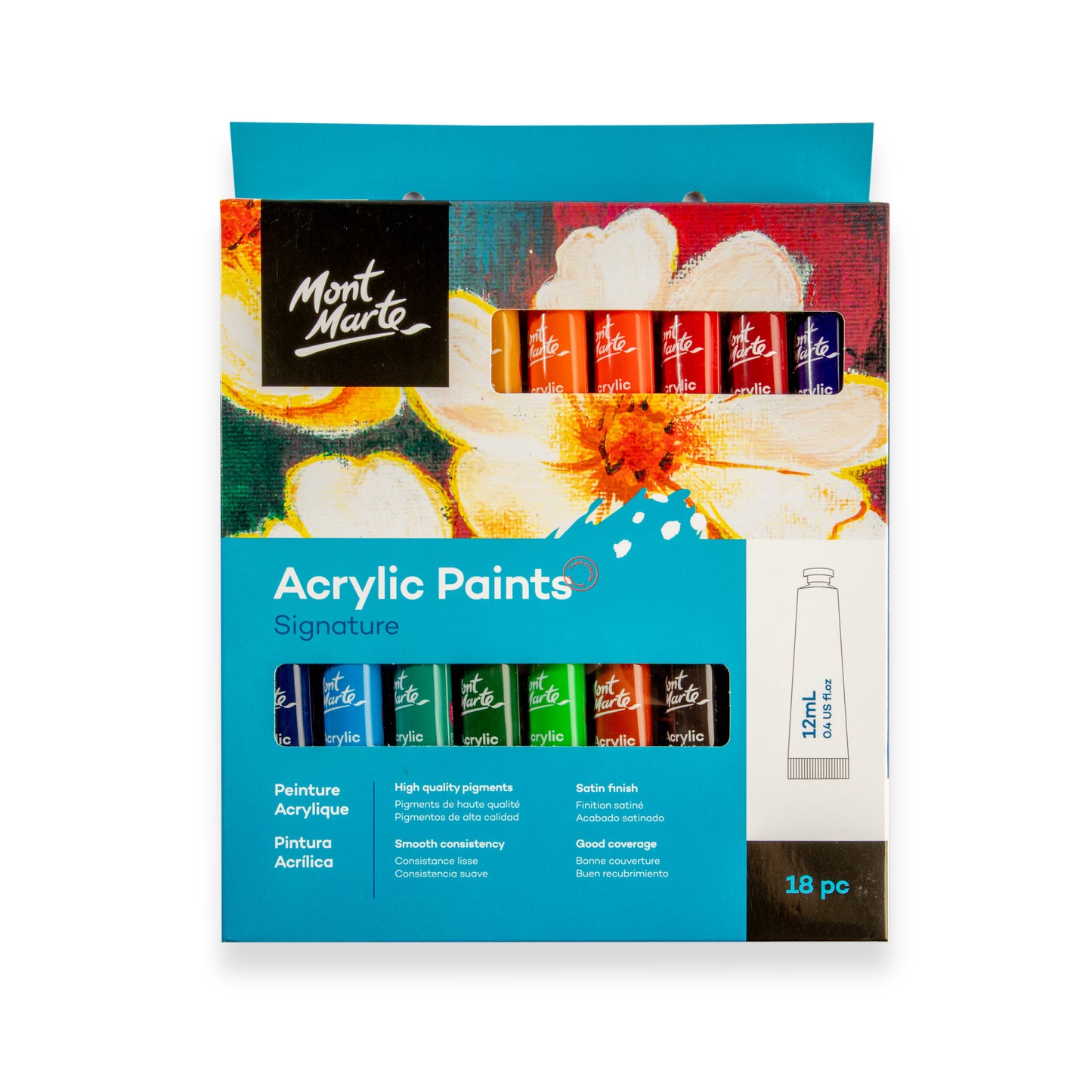 Acrylic Paint Set 18pc x 12ml image 0