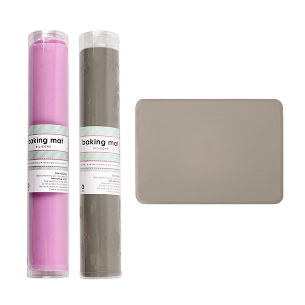 Silicone Style Baking Mat 27.5x38cm 2 Asstd Cols image 0