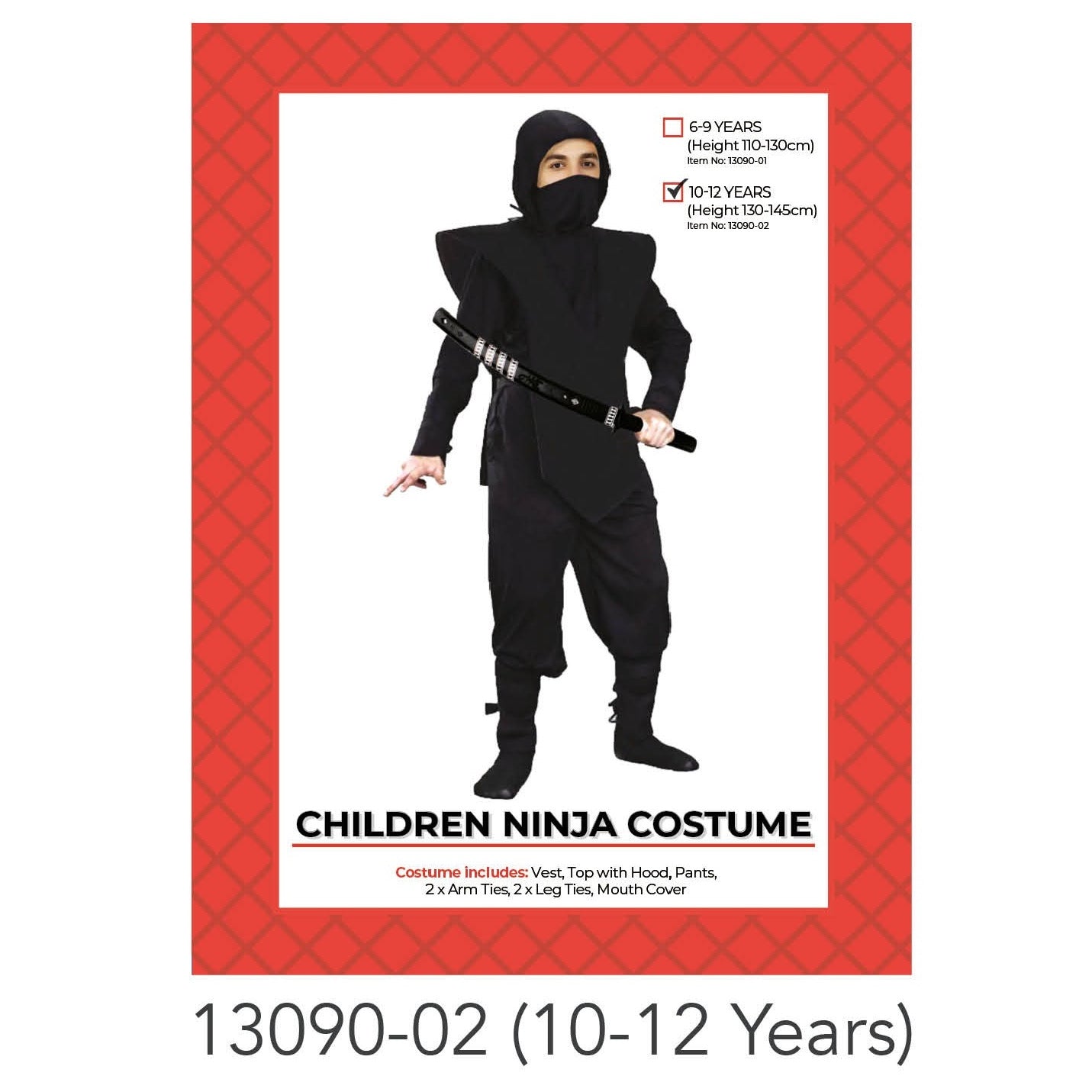 Children Ninja Costume (10-12years) image 0