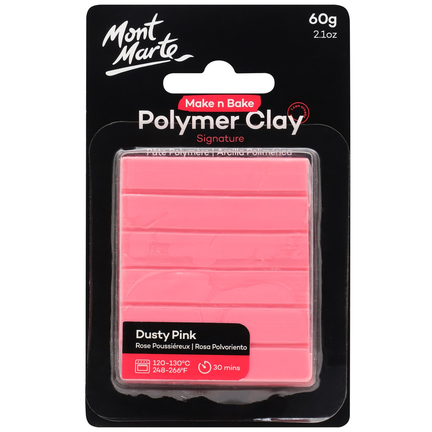 Make n Bake Polymer Clay 60g - Dusty Pink image 0