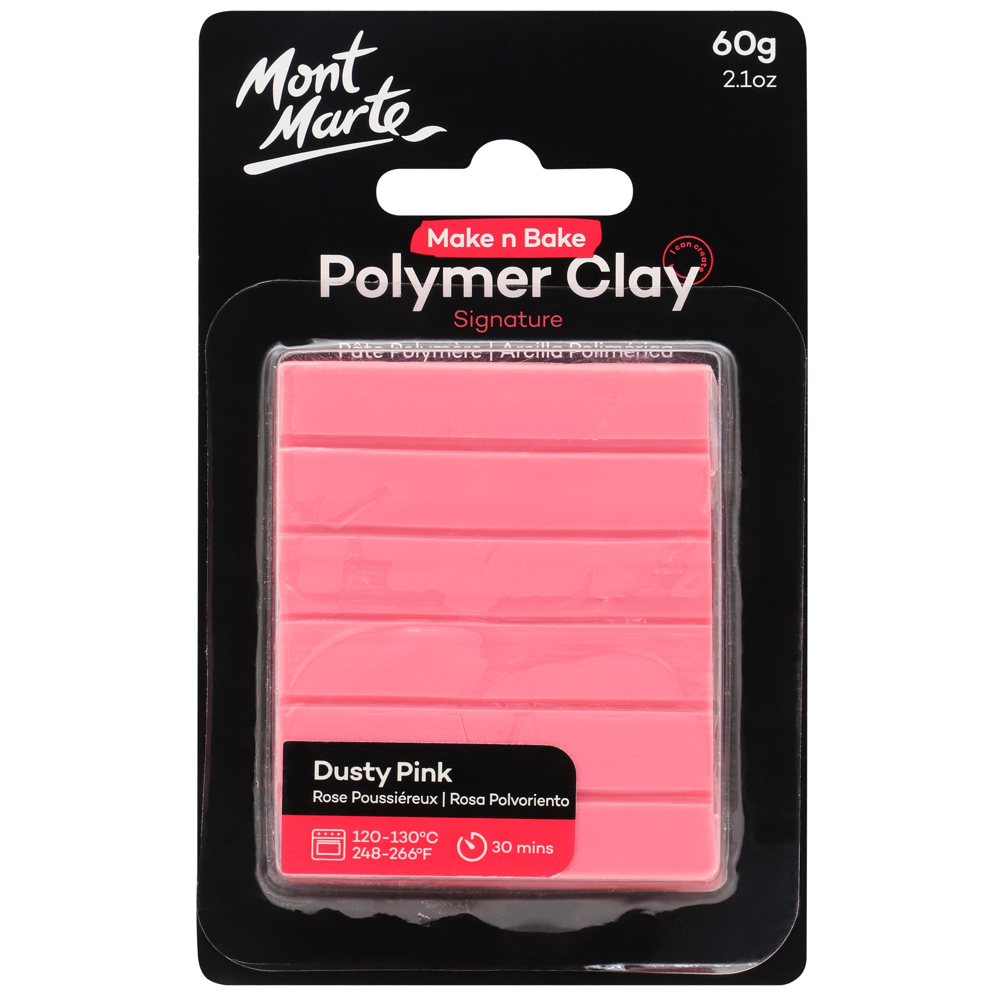 Make n Bake Polymer Clay 60g - Dusty Pink image 0