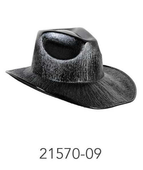 Metallic Cowboy Hat (Black) image 0