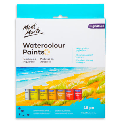 Watercolour Paint Set 18pc x 12ml image 0