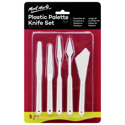 Plastic Palette Knife Set 5pc image 0