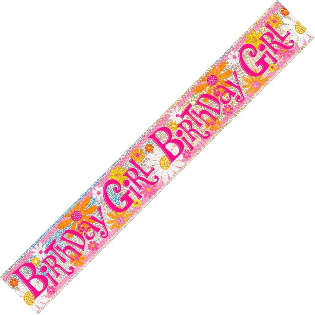 BIRTHDAY GIRL PRISM BANNER 12ft image 0