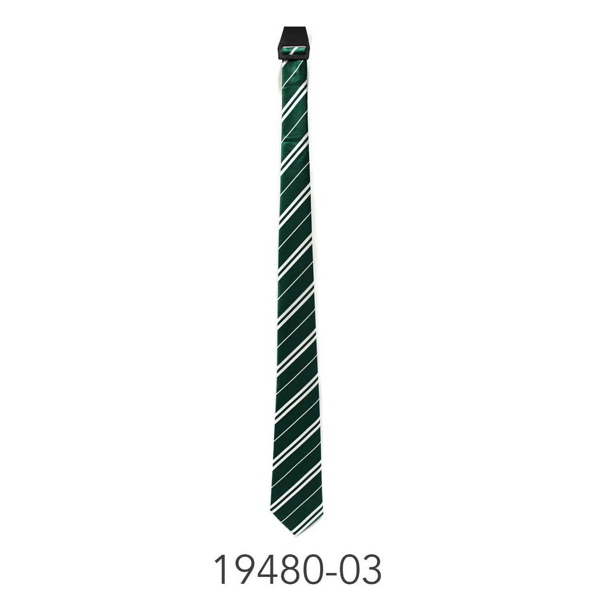 Long Tie with Stripe Wizard (Green) image 0