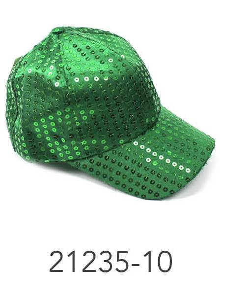 Sequin Baseball Cap (Green) image 0
