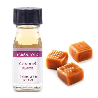 LorAnn Oils Caramel Super Strength Flavour 1 Dram 3.7ml - GST FREE image 0