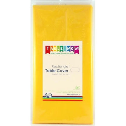 Yellow Rectangle Tablecover (137cm x 274cm) image 0