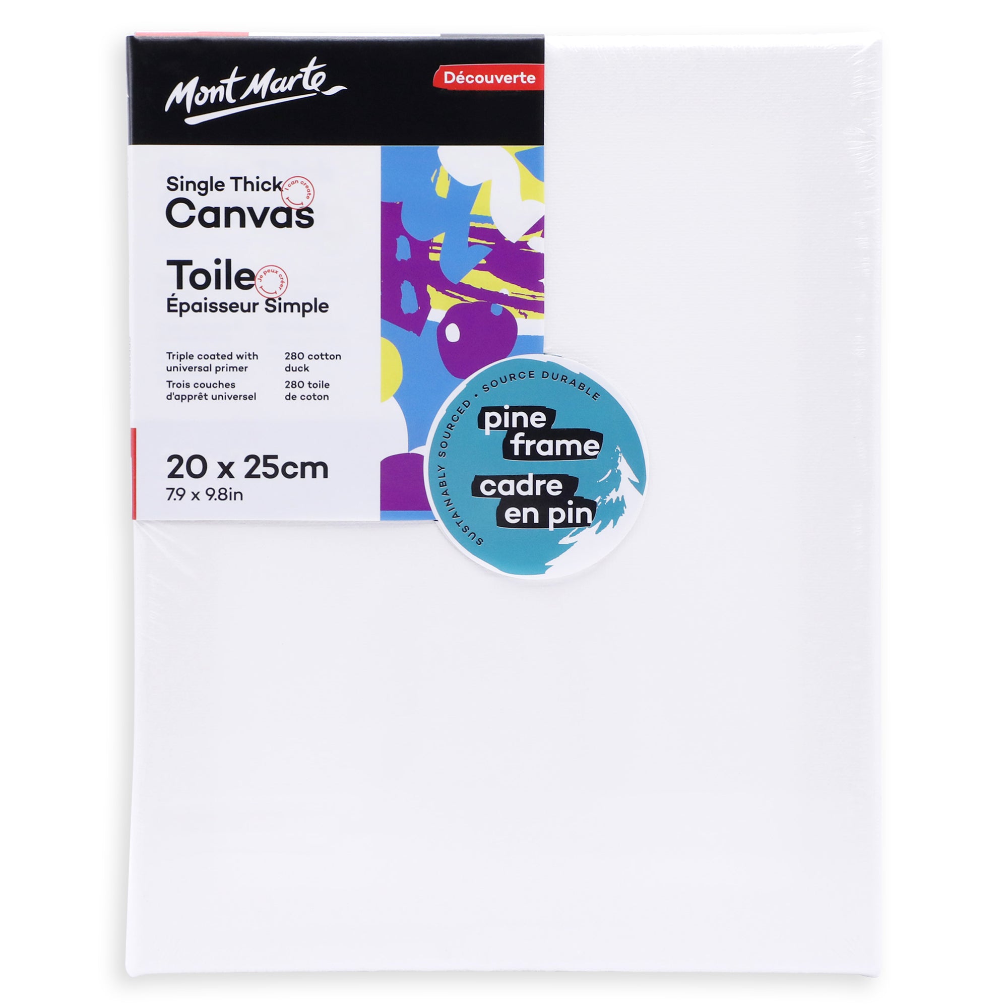 Discovery Canvas Single Thick 20x25cm image 0