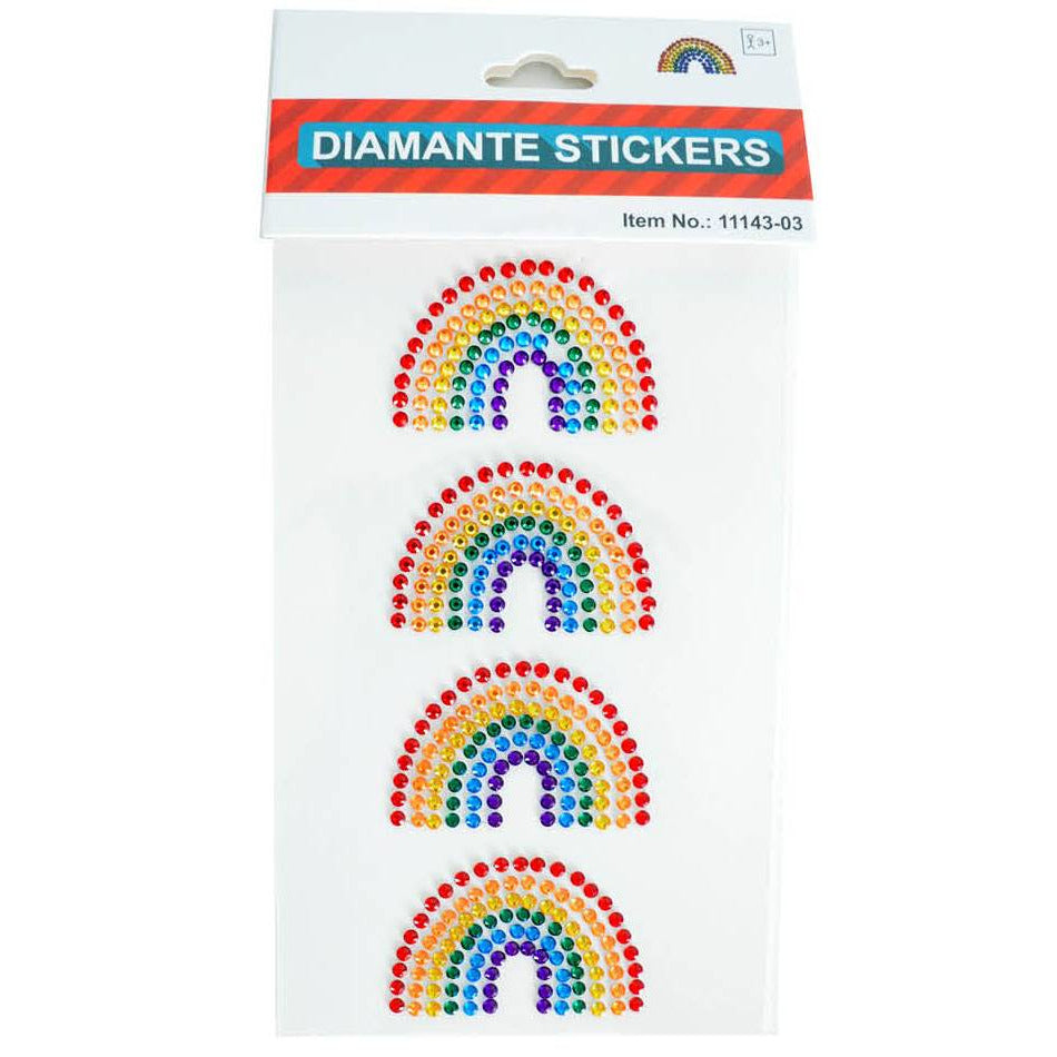 Rainbow Diamonte Stickers (Rainbow) image 0