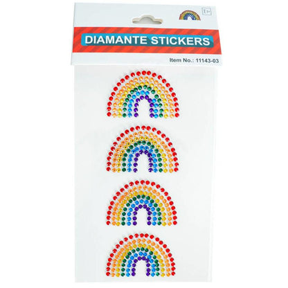 Rainbow Diamonte Stickers (Rainbow) image 0