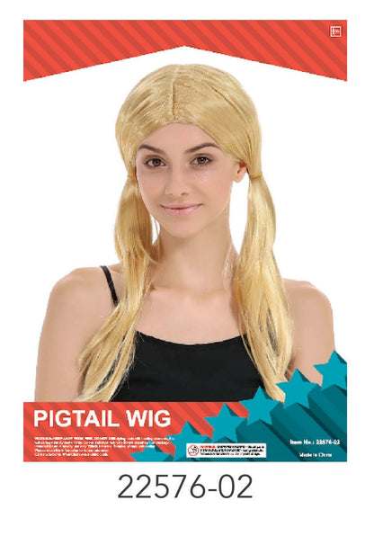 Pigtail Wig (Blonde) image 0