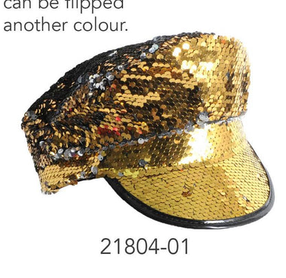 Deluxe sequin cap (Gold) image 0