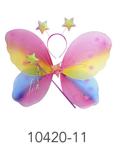 Butterfly Wing 3pcs Set (Rainbow) image 0