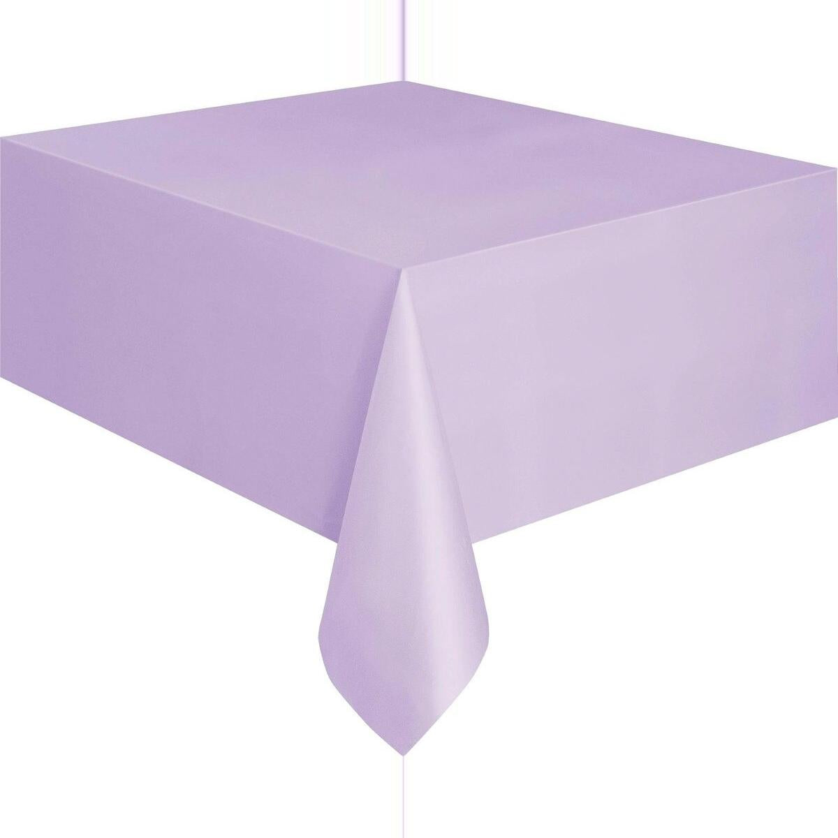 Plastic Rectangle Table Cover 2.1 X 1.3M - Lavender
