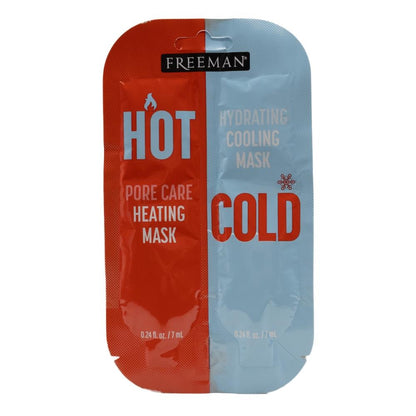 FREEMAN 7mL HEATING MASK PORE CARE 7mL HYDRATING COOLING MASK