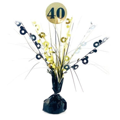 Black & Gold Centrepiece Weight #40 image 0