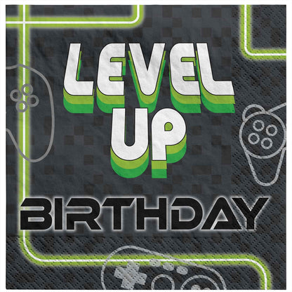 16 Level Up Lunch Napkins