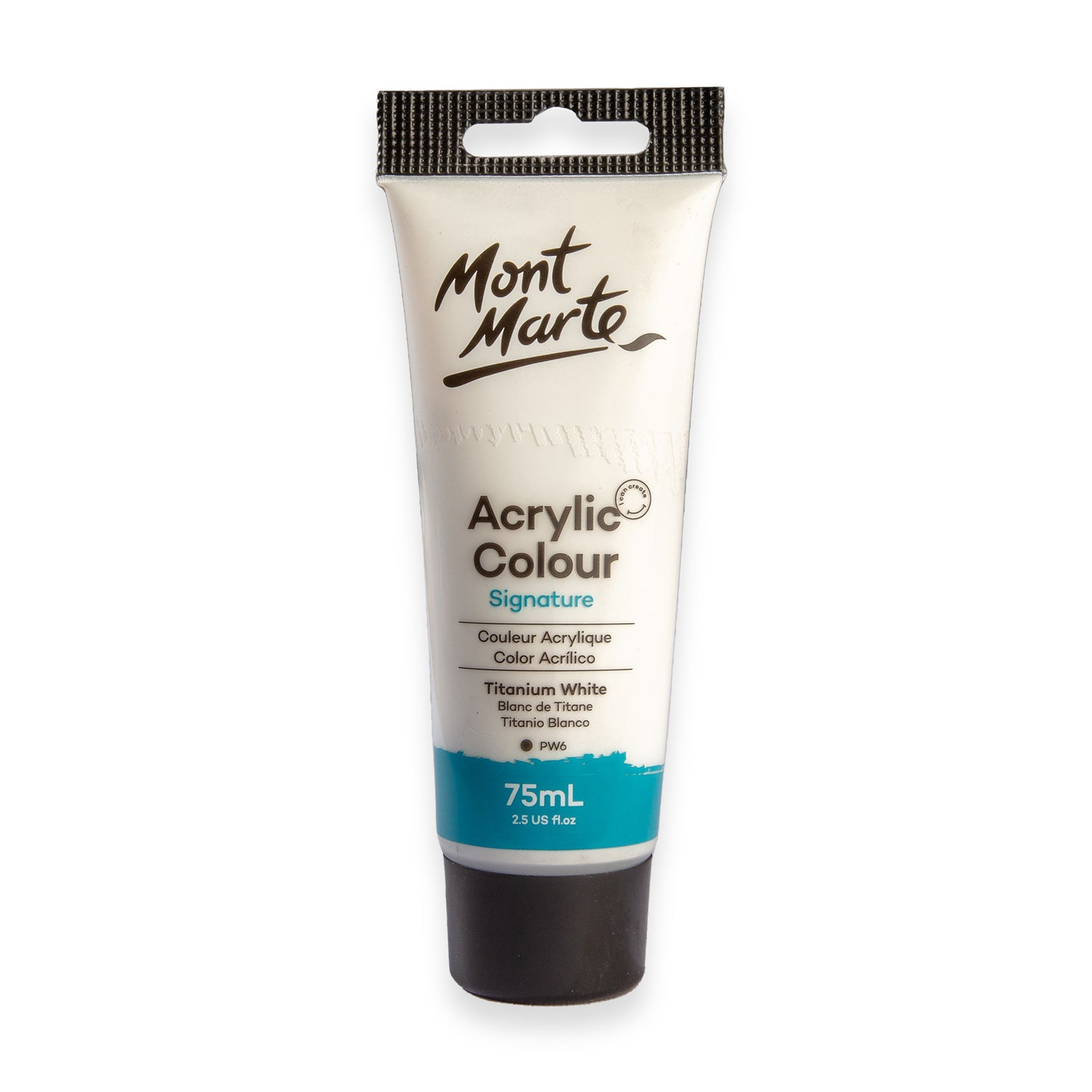 Acrylic Colour Paint 75ml - Titanium White image 0