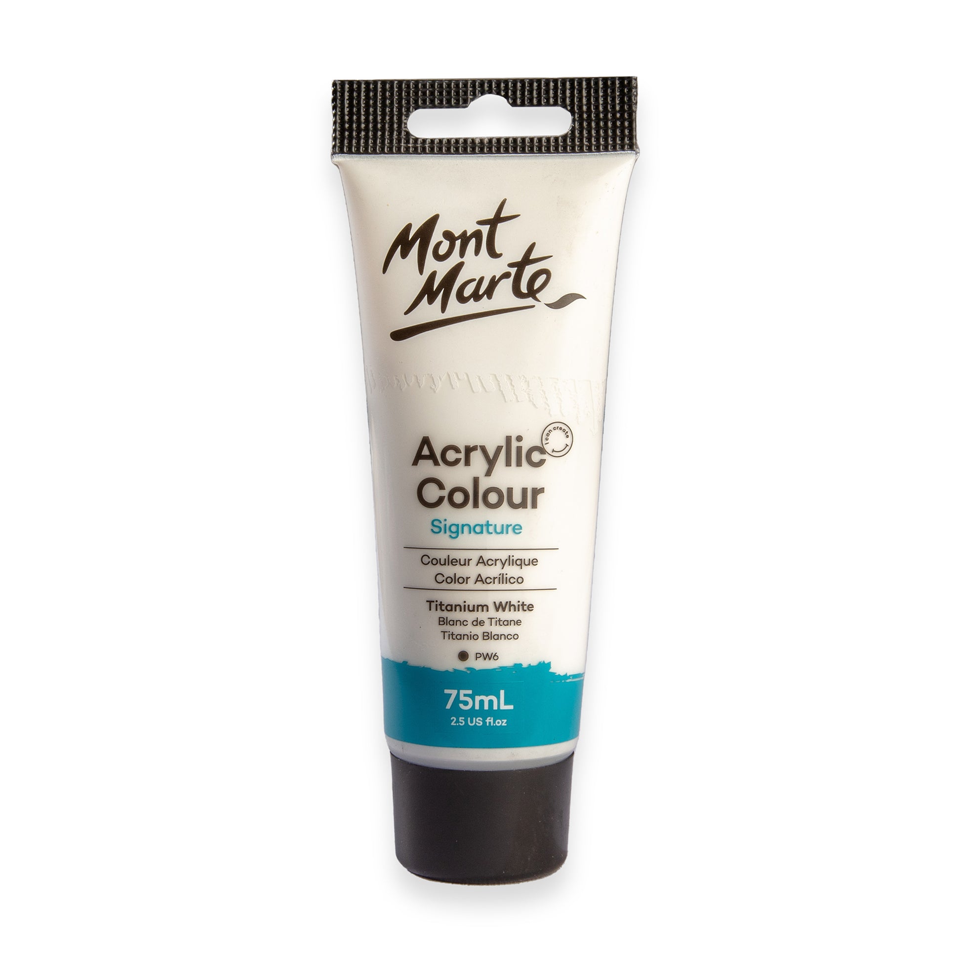 Acrylic Colour Paint 75ml - Titanium White image 0