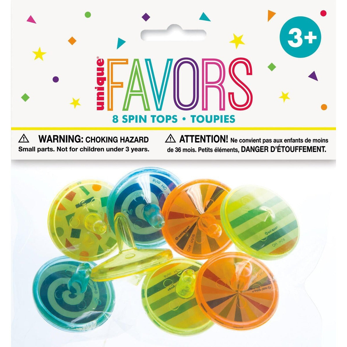 8 SPIN TOPS image 0