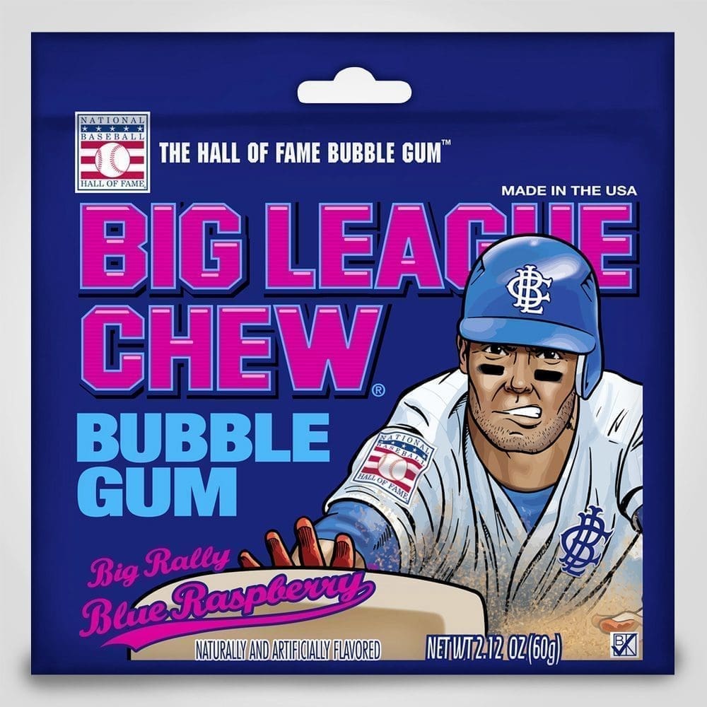 Big League Chew Blue Raspberry 60g