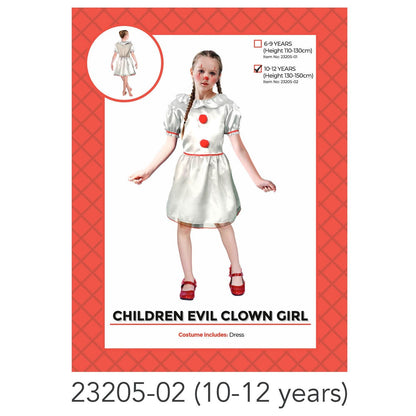 Children Killer clown costume 10-12 years image 0