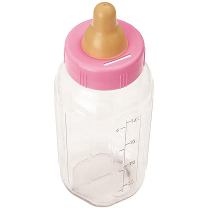 BABY BOTTLE BANK 11" - PINK image 0