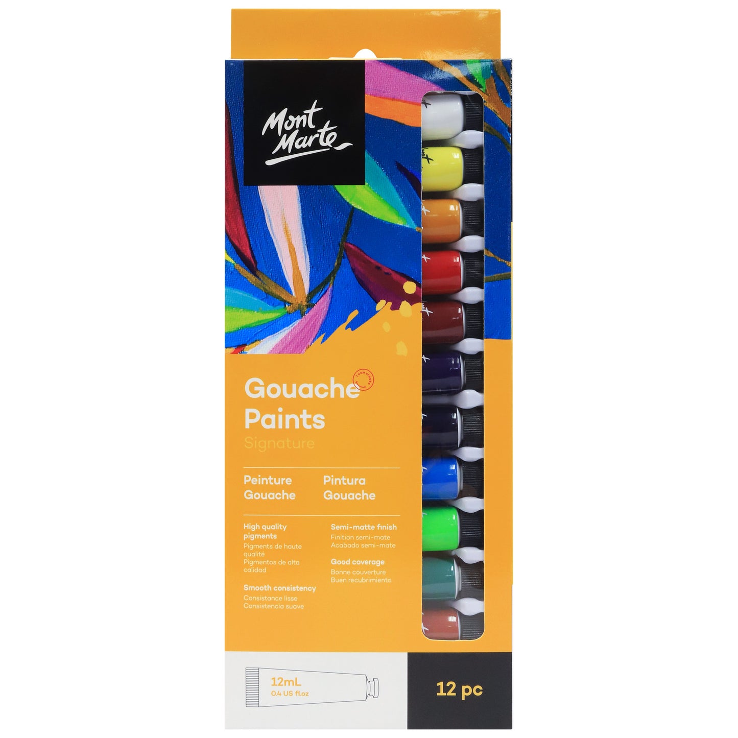 Gouache Paint Set 12pc x 12ml image 0