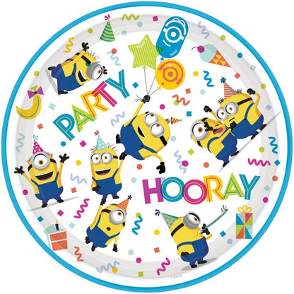 Minions 23cm Paper Plates 8pk