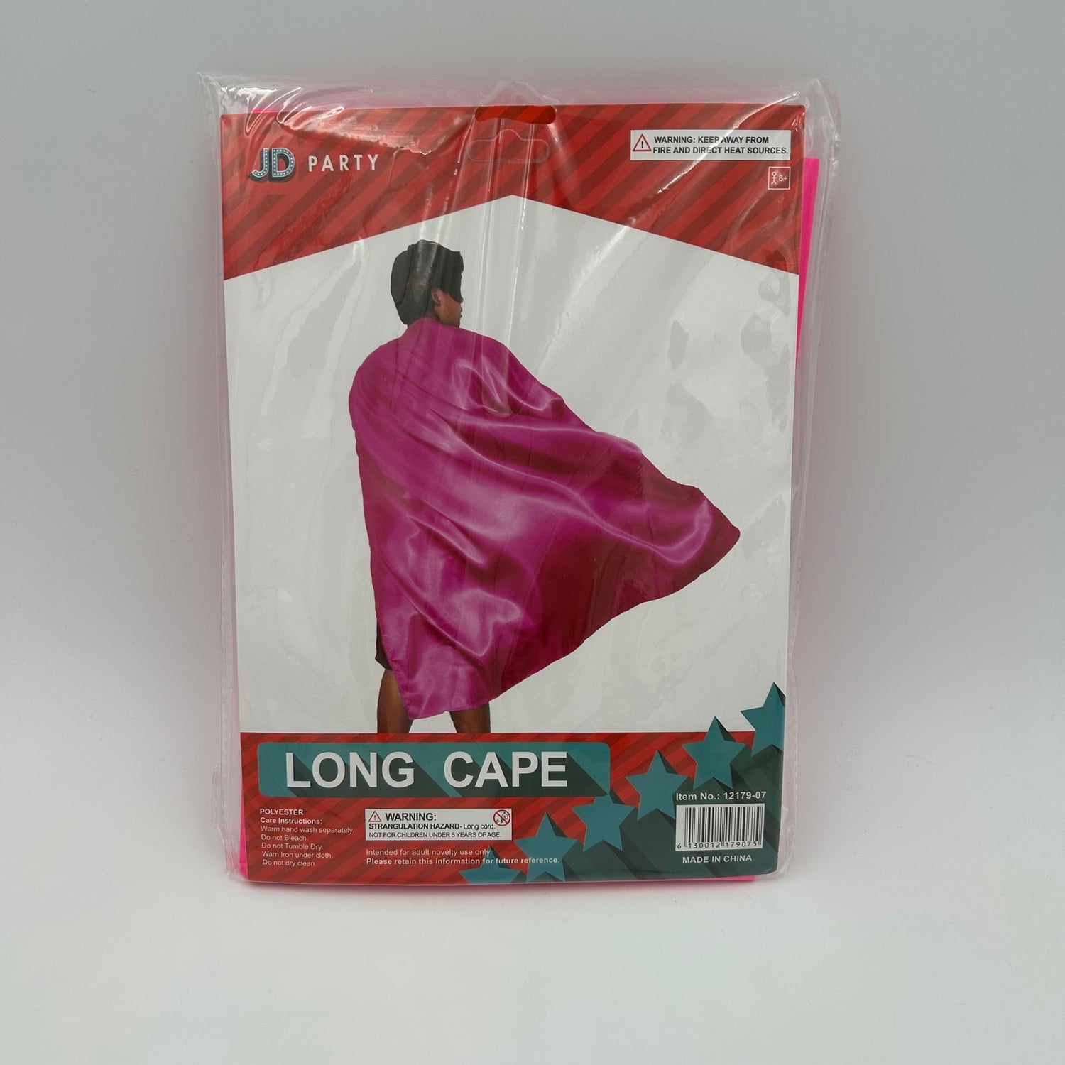Long Cape (Hot Pink) image 0
