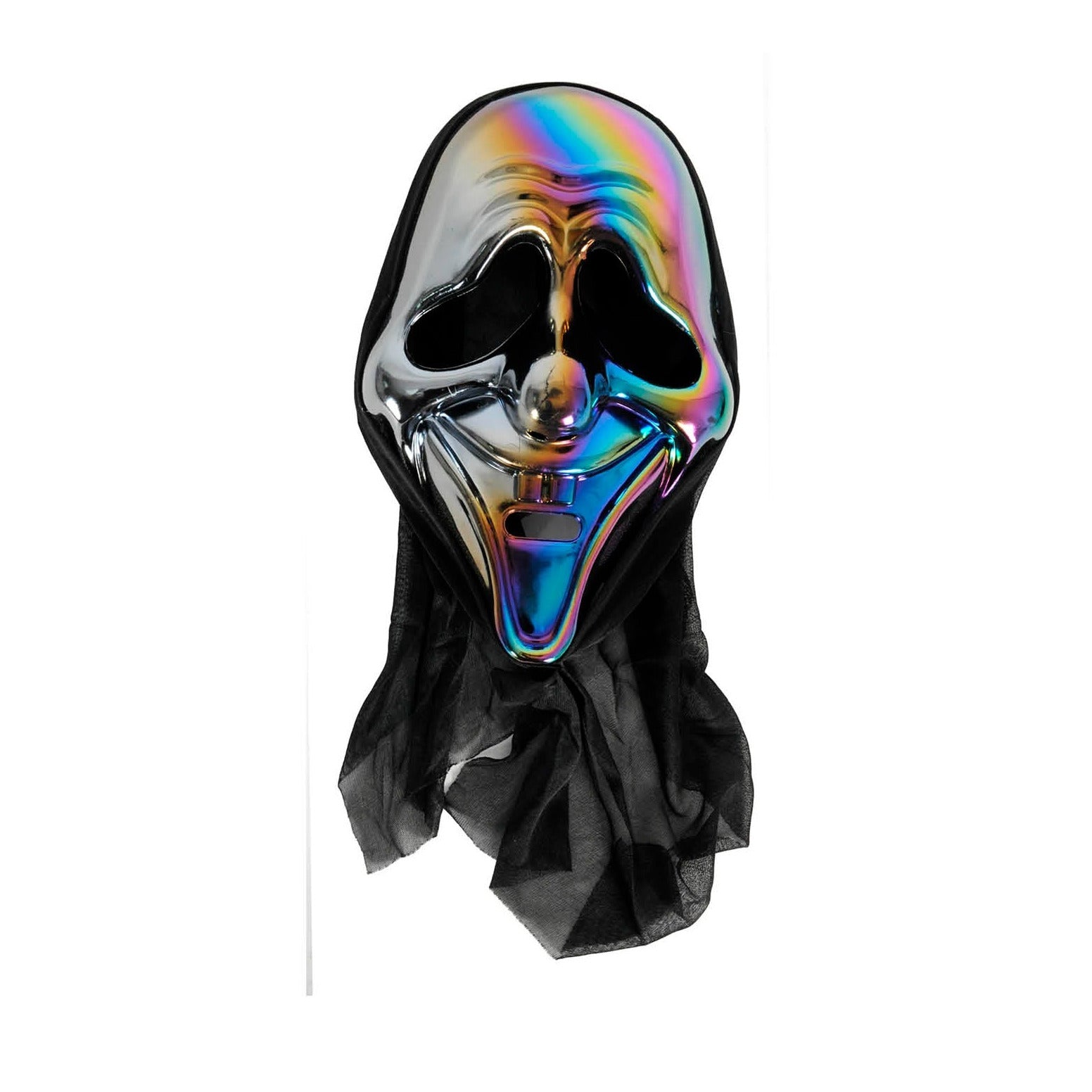 Holographic Clown Ghost mask image 0