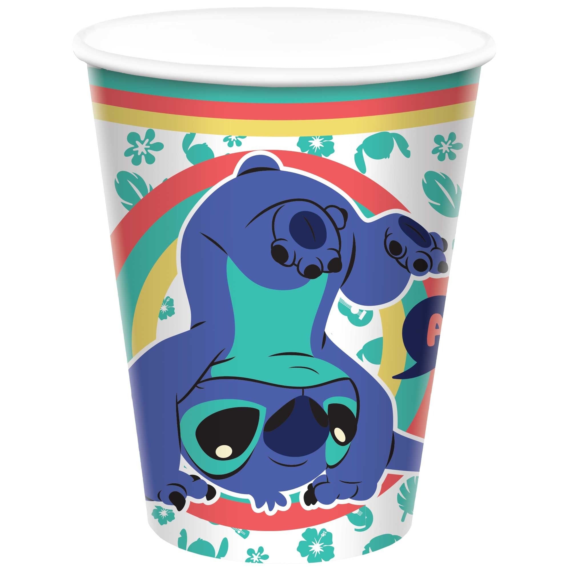 8 Lilo & Stitch 9oz/266ml Paper Cups image 0