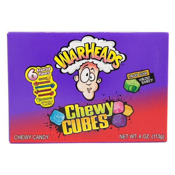 Warheads Chewy Cubes Theatre Box 113g image 0