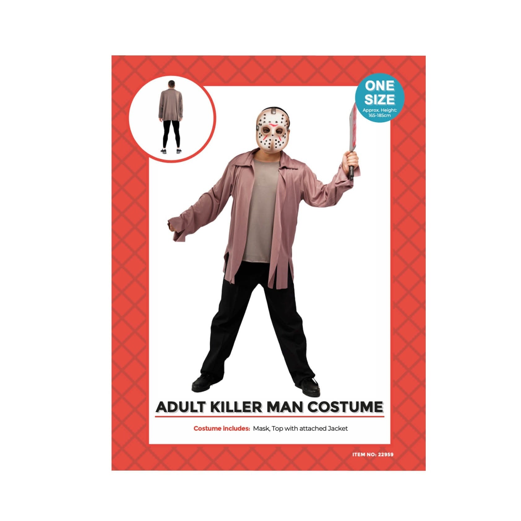 Adult Killer Man Costume image 0