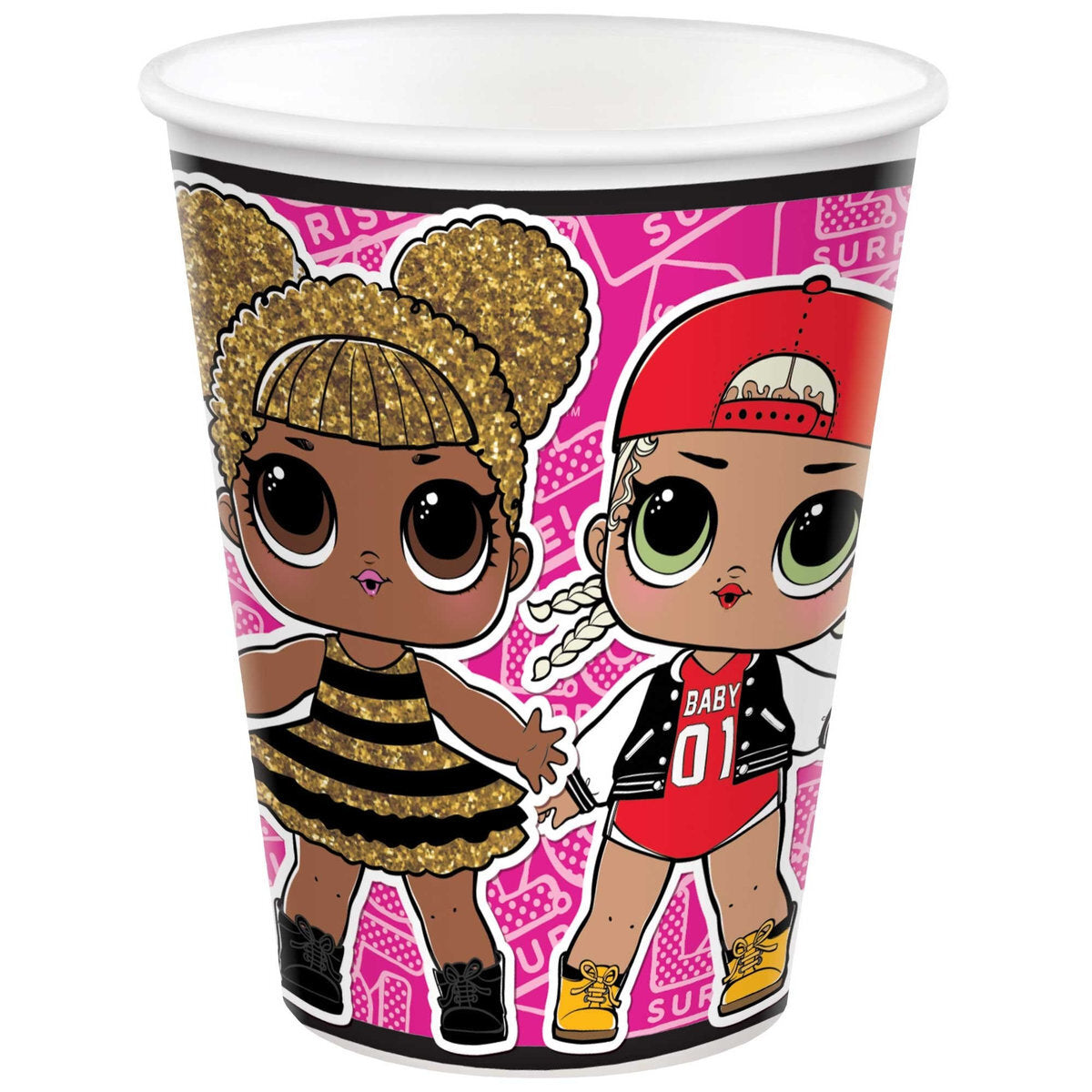8 LOL Together 4EVA 9oz/266ml Paper Cups