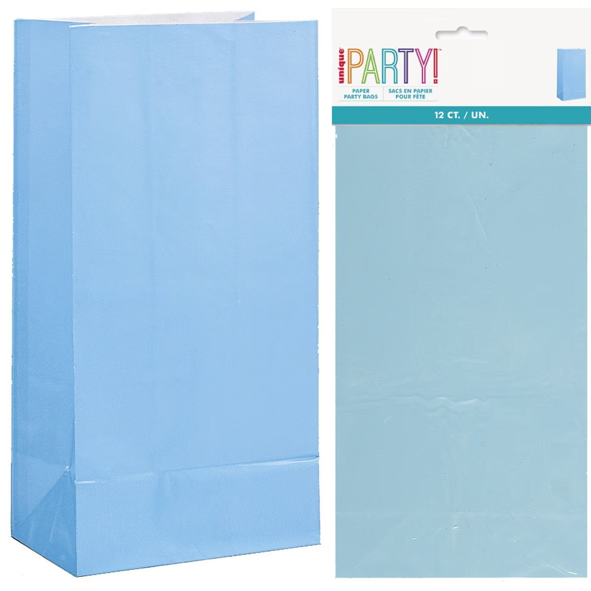 Paper Bags 12pk - Powder Blue
