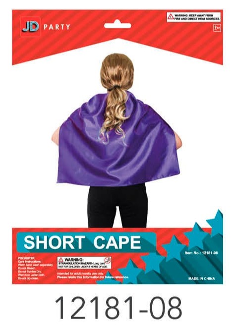 Short Cape (Purple) image 0