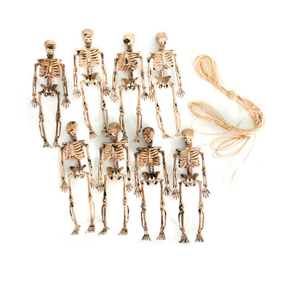 Deluxe Skeleton Garland 8pcs (6m long) image 0