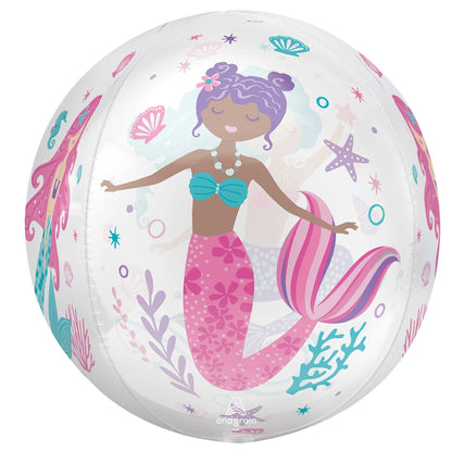 Orbz XL Shimmering Mermaid Balloon *Excludes Helium image 0