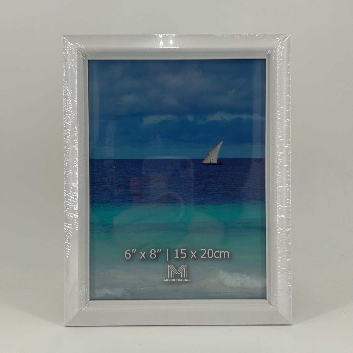 Paris 6x8 Inch White Photo Frame image 0