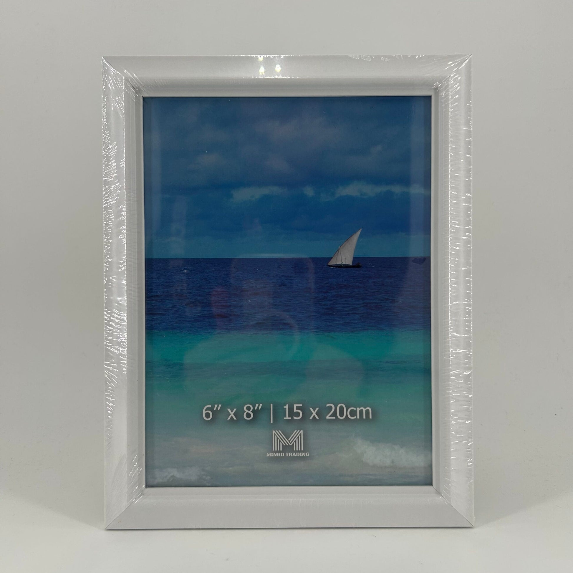 Paris 6x8 Inch White Photo Frame image 0