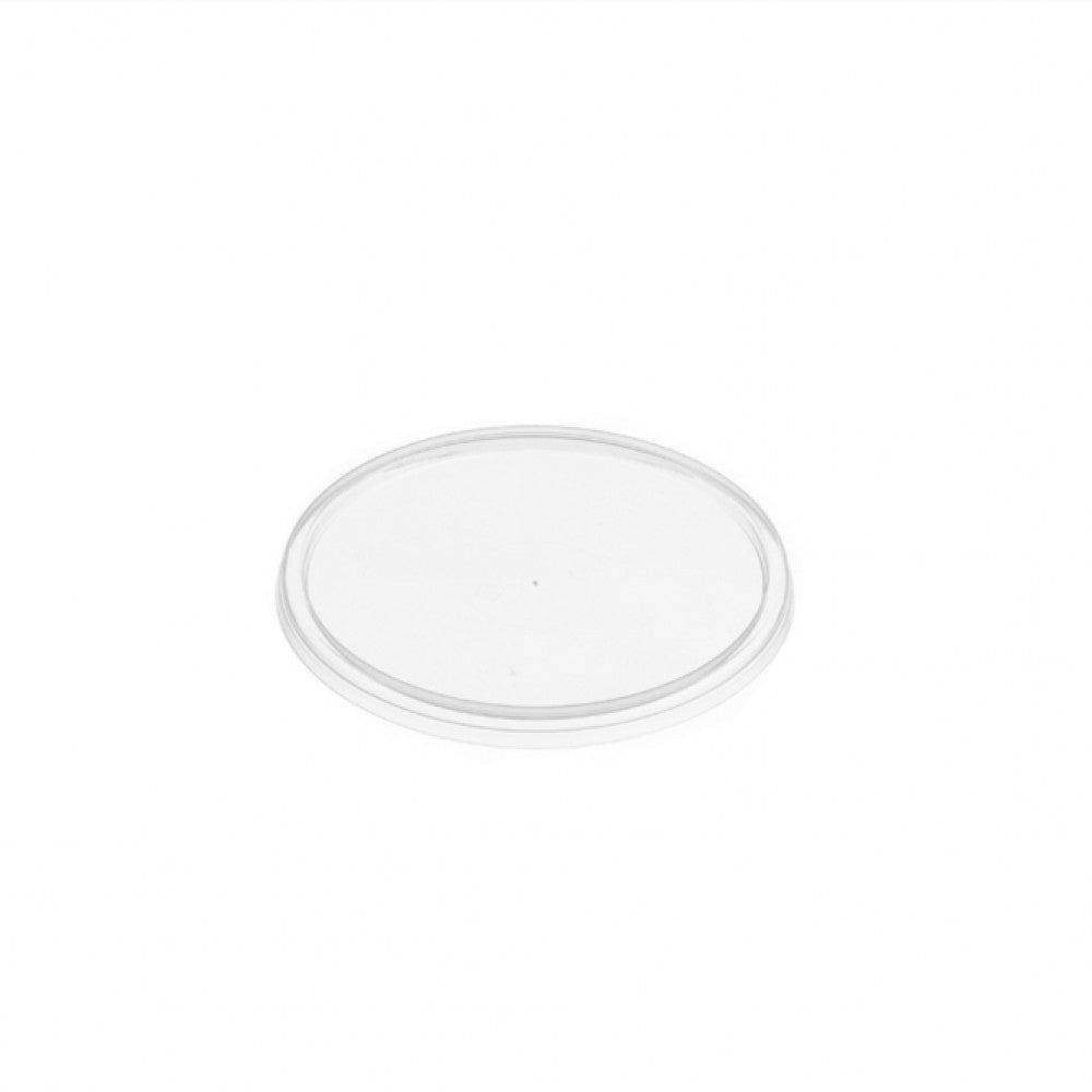 50pk 120mm Round Plastic Lid (Suits ALL round containers) image 0