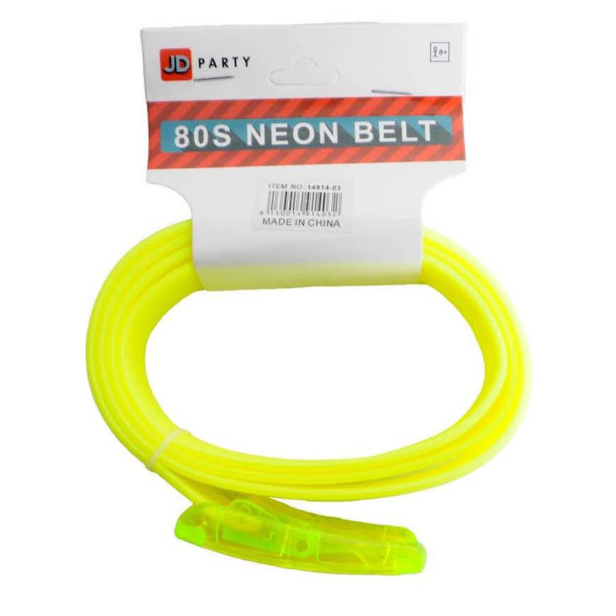 80s Neon Belt Yellow image 0